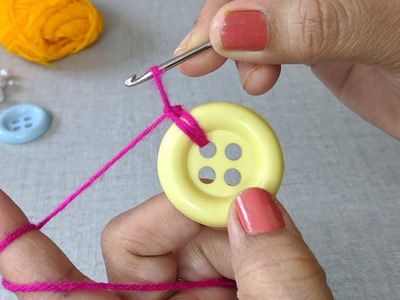 Amazing Hand Embroidery Flower design idea. Easy Hand Embroidery Flower design trick