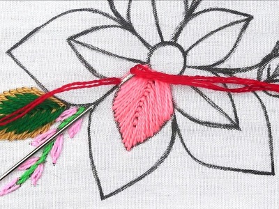 Amazing Needle Point Art all over Flower Embroidery Design made with Simple  stitch designs flower