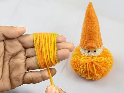 Amazing Woolen Hand Embroidery Doll design idea - Superb Woolen  Doll Making Trick with Finger