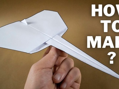 Como Hacer El Mejor Avión de Papel | Best Paper Airplane [NEW]