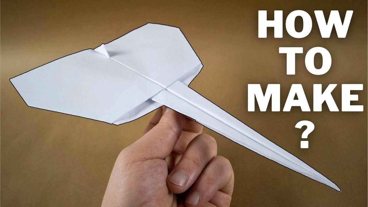 Como Hacer El Mejor Avión de Papel | Best Paper Airplane [NEW]