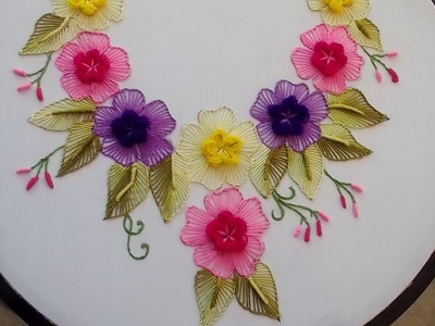 DIY Fashion: Learn Neckline Hand Embroidery in Easy Steps @butterflyhandembroidery