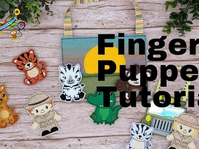 Embroidered Finger Puppet Tutorial