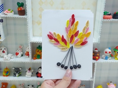 Fall Quilling Project: Creating Colorful Petals That Flutter in the Autumn Breeze