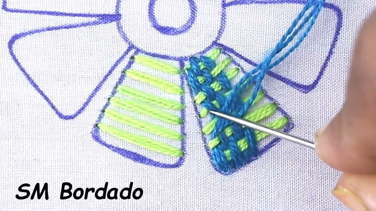 Hand Embroidery - Checkered Stitch