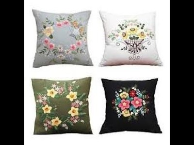 Hand Embroidery Cushion Cover| Very beautiful Hand Embroidery Cushion Cover Ideas|MISS Intelligent