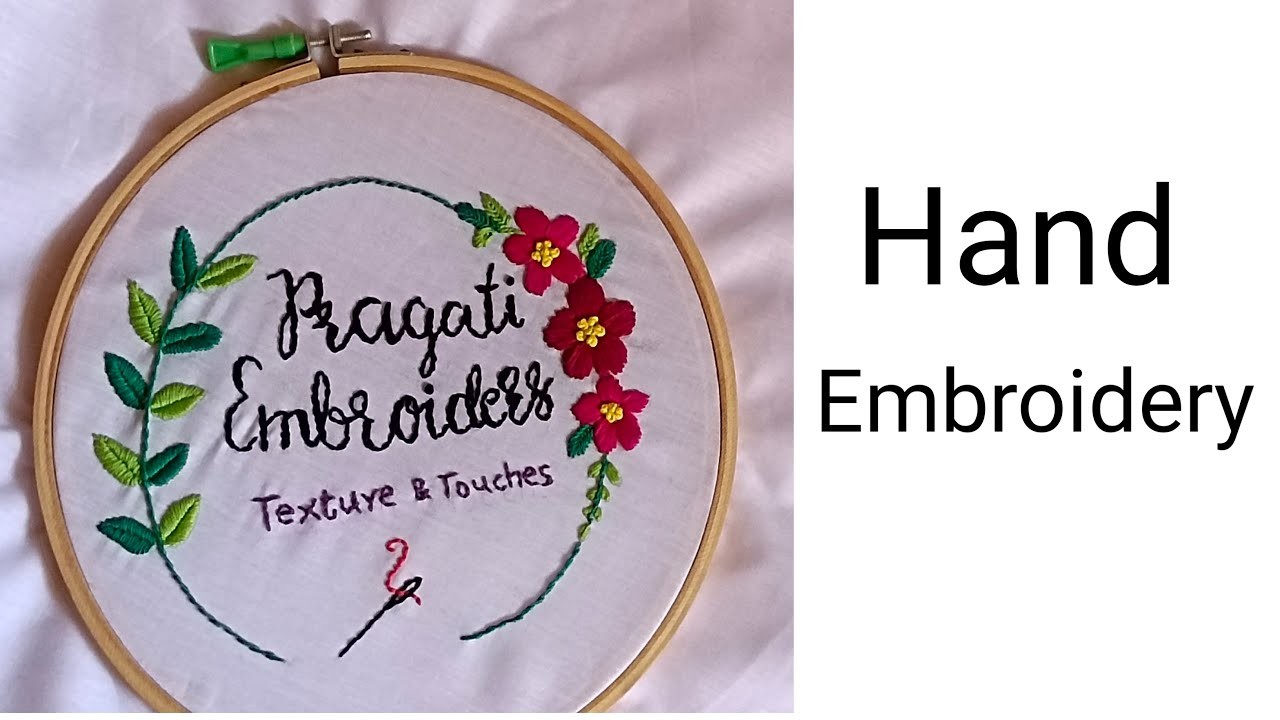 Hand embroidery design || embroidery stitches by hand || Pragati embroiders