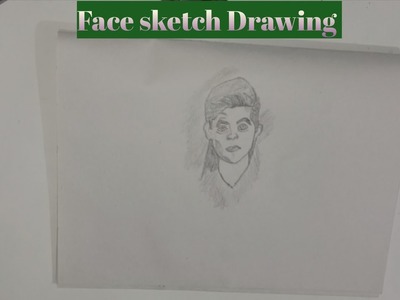 How to Draw a Boy face Drawing. step by step. for beginners