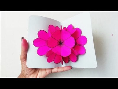 How to make 3D birthday card || pop up Birthday card | Beautiful birthday card Achus craft gallery