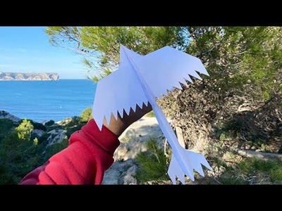 How to make a paper airplane that flies really far I Easy origami plane