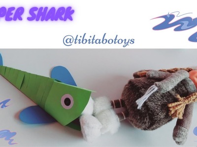 How To Make Easy and Satisfying Paper SHARK For Kids and crafts kids