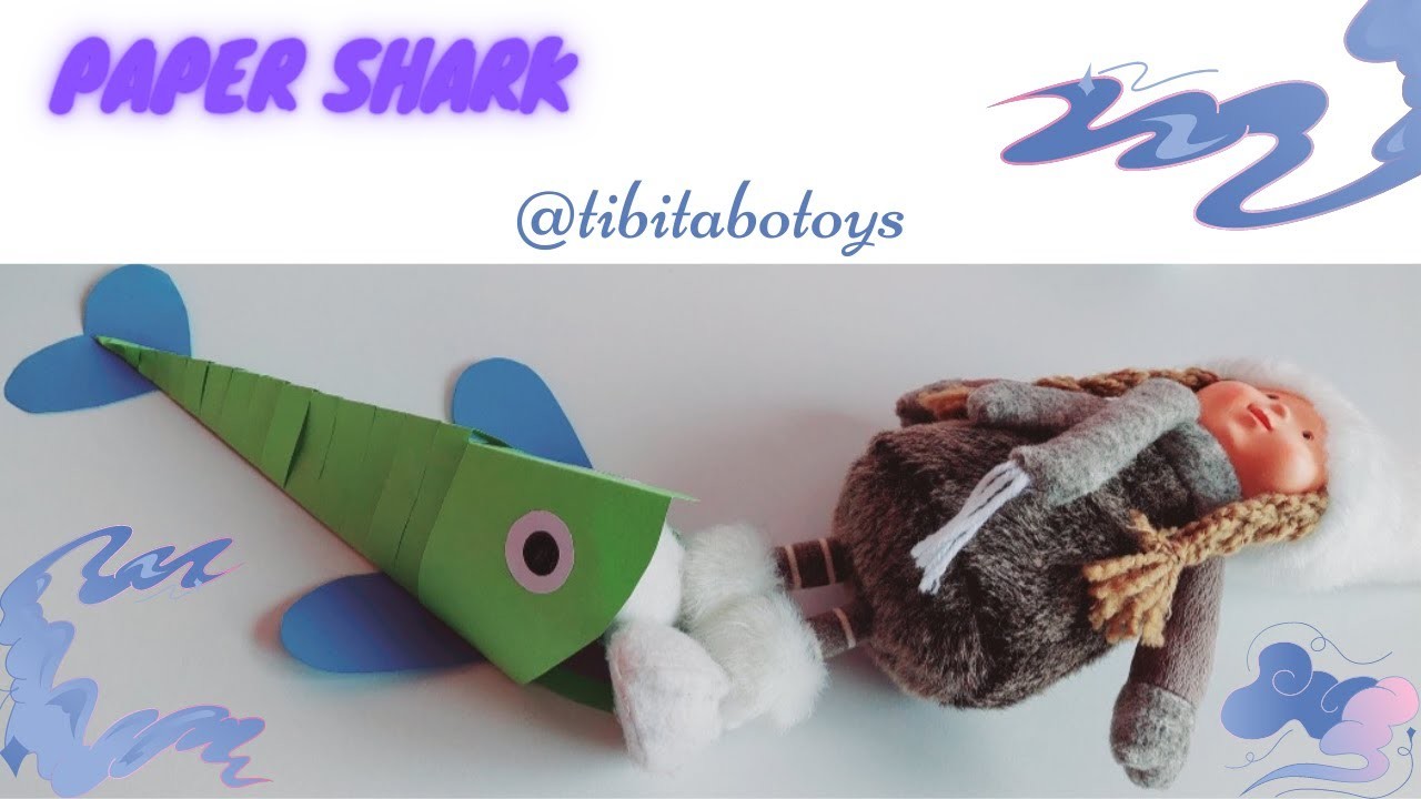 How To Make Easy and Satisfying Paper SHARK For Kids and crafts kids