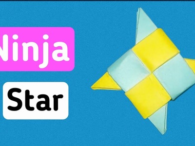 How to make flying star with paper cool and easy origami with paper boomerang