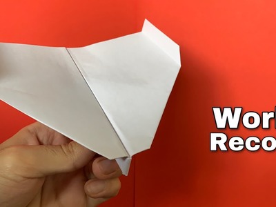 How to Make Long Distance Paper Airplane