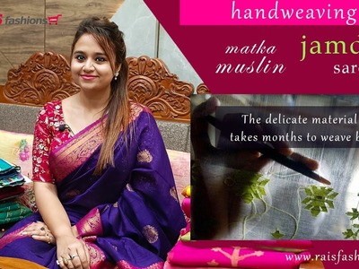 Jamdani Work Sarees Collection - Muslin - Matka Muslin - Reshom Silk (20th January) - 20MJS