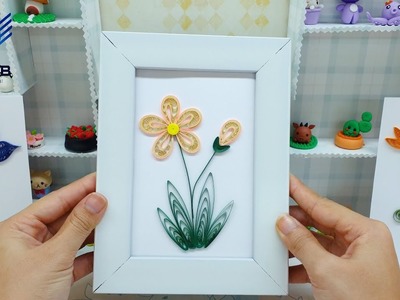 Make color mutant 5-petal flowers from quilling | Paper flower art