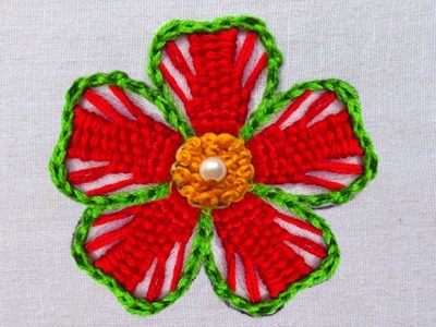 Modern Hand Embroidery Superb Unique Flower Embroidery Tutorial By SR Embroidery
