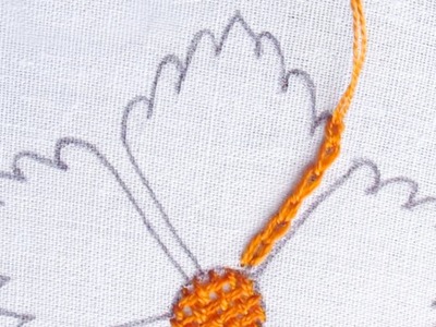 New Hand Embroidery simple cotton thread needle sewing Amazing Flower design for your desire dress