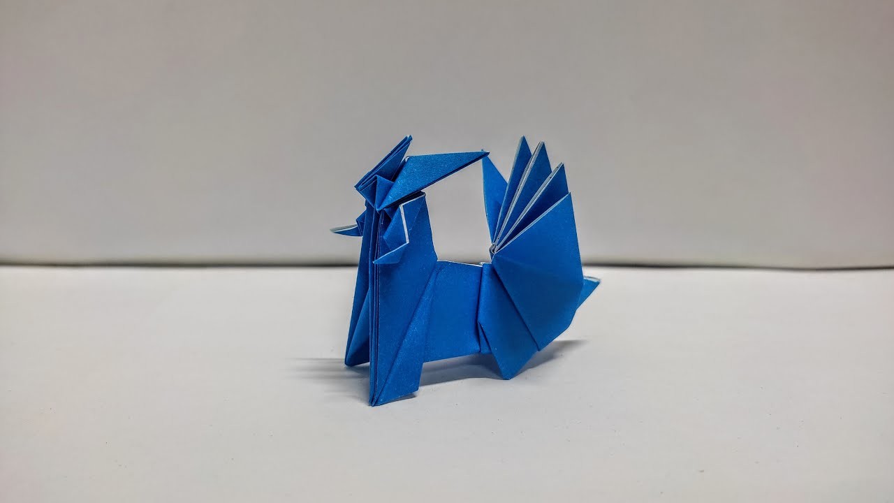 Origami Pokemon Dialga Easy - Origami Pokemon Legendary