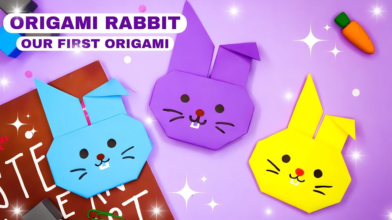 Origami Rabbit, How to make an Origami Rabbit, Origami Animals