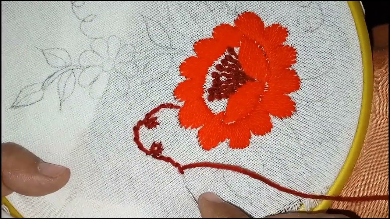 So beautiful Flowers Beautiful Hand Embroidery Designs Flower