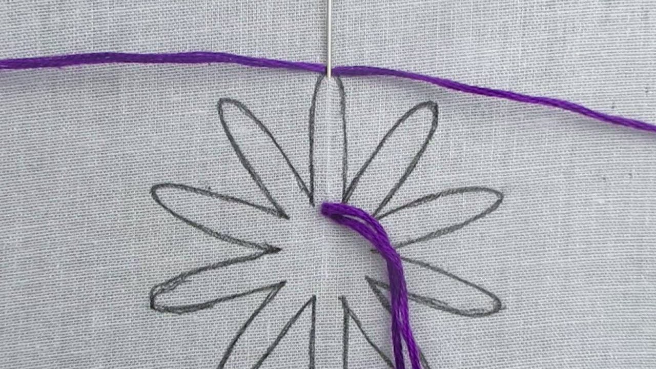 Super Unique Hand Embroidery Cute Tiny Flower Embroidery Design Needle Work Embroidery