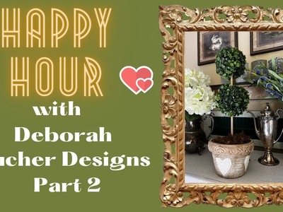 Unlock Your Creativity! Decoupage a Clay Pot for a DYI Topiary Tree ~ Part 2