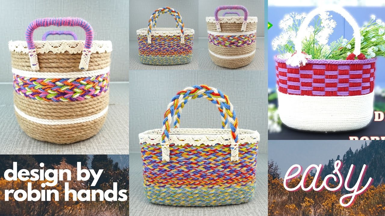 3 Ideas To Recycle Plastic Bottles Into Baskets. Diy Organizer Basket