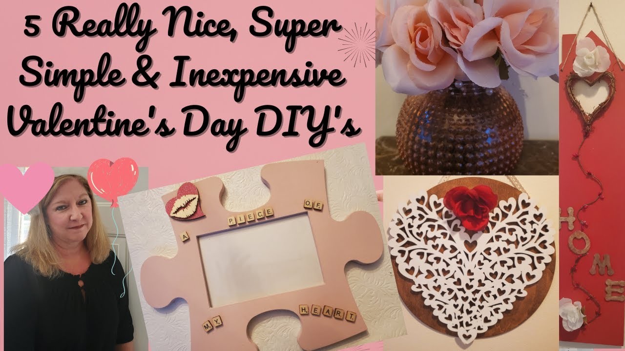 5 Quick, Easy & Inexpensive Valentine's DIYs