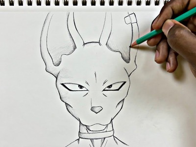 Anime drawing | how to draw beerus from [ Dragon ball super ] step-by-step