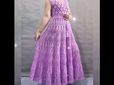 Beautiful woolen handmade dress