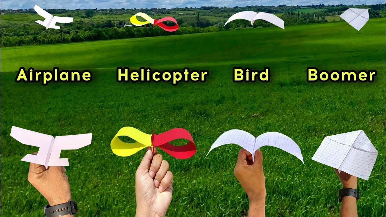 Best 4 new bird plane, flying best helicopter, make best flying boomerang, bird plane,helicopter toy