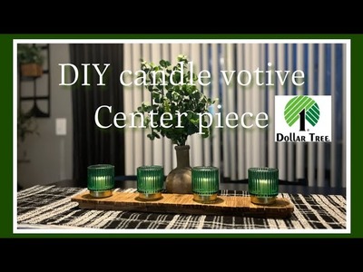 DIY candle votive center piece idea