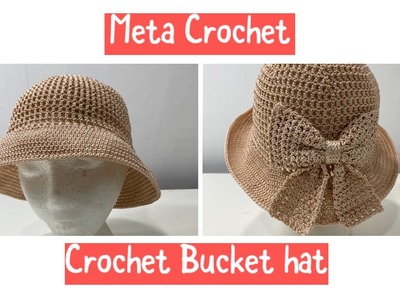 DIY crochet bucket hat
