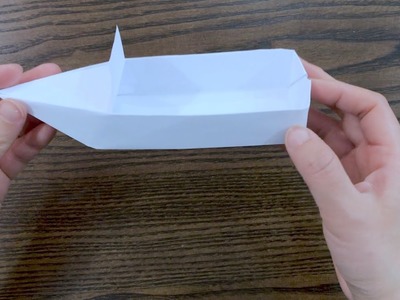 DIY| EASY ORIGAMI| KIDS WILL LIKE THIS BOAT THAT FLOATS