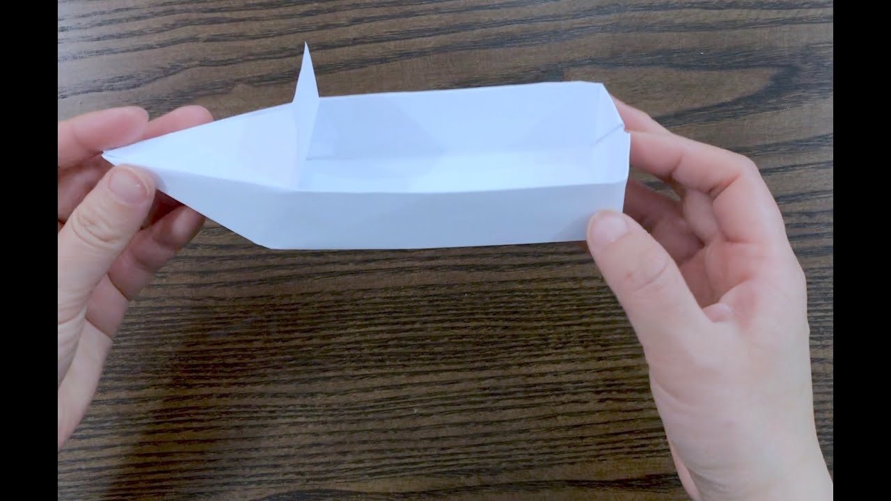 DIY| EASY ORIGAMI| KIDS WILL LIKE THIS BOAT THAT FLOATS