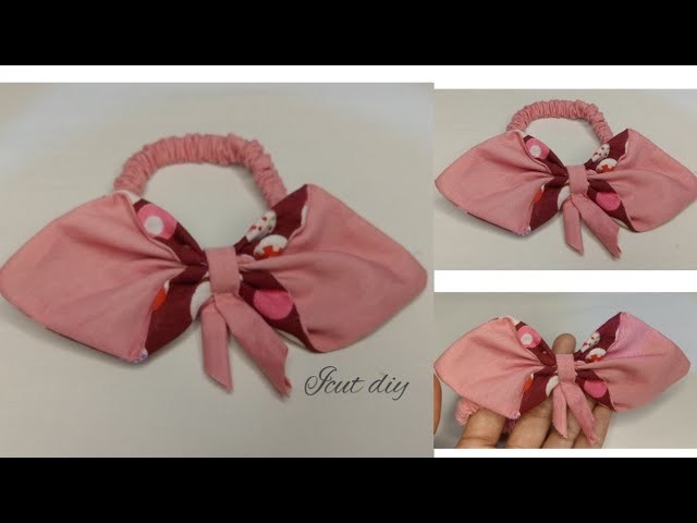 [DIY] HOW TO MAKE A UNIQUE HAIR TIE. TUTORIAL SIMPLE & EASY. ICUT Diy