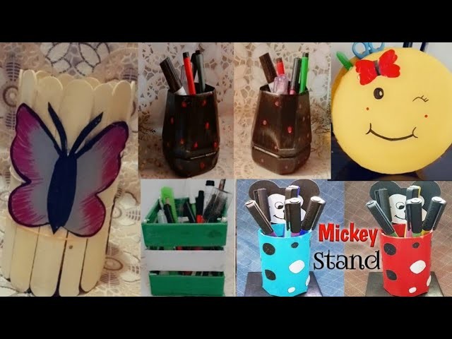 DIY Pen Pencil Holder | Cute Pen Pencil Organizer