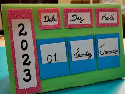 Easy DIY Table calendar 2023