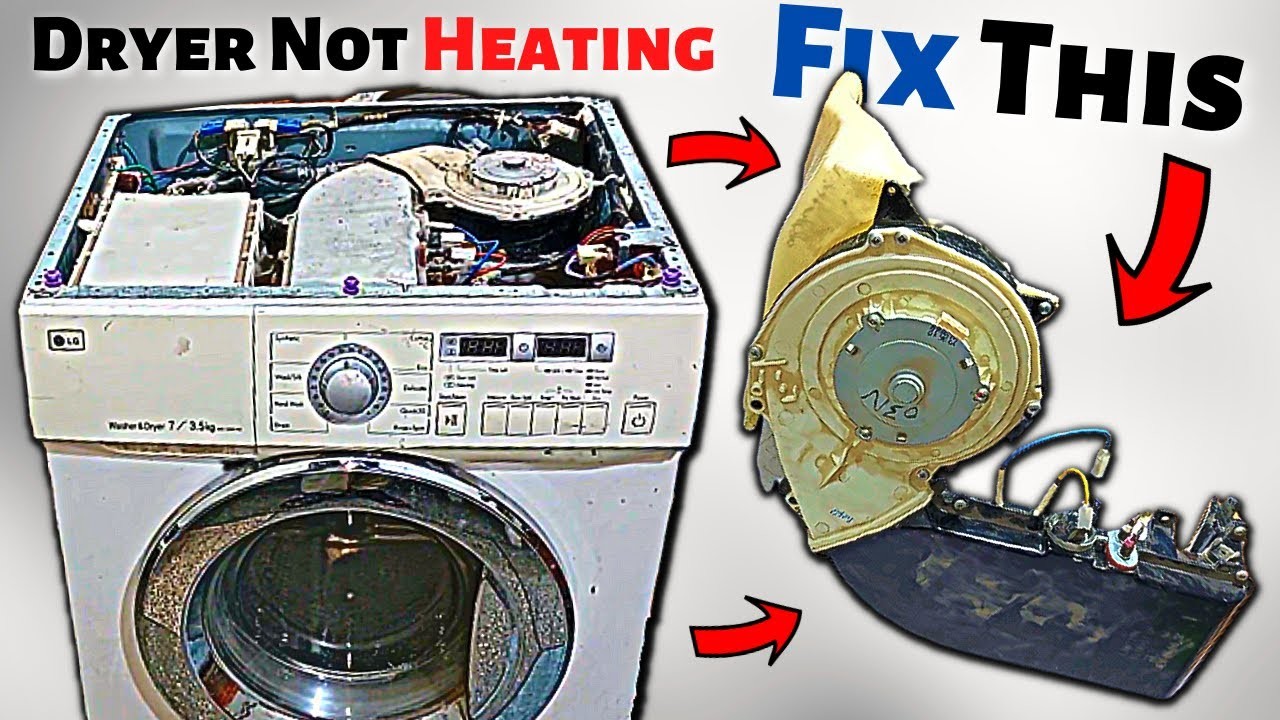Fix Dryer That Won't Heat - Easy Repair Tips, Works For Every Dryer