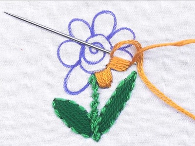 Hand Embroidery Modern Flower Embroidery Patterns With Easy Flower Embroidery Tutorial|all over embr