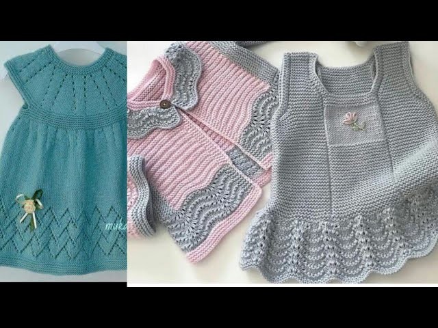 Hand made baby girl sweater design for winters ll letest handmade sweater design ideas ll