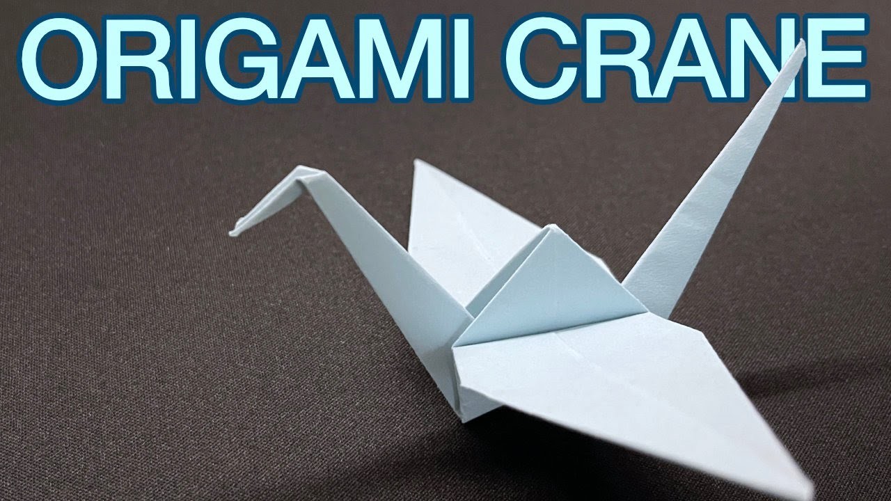 How to fold an Origami Crane in 6:33 mins