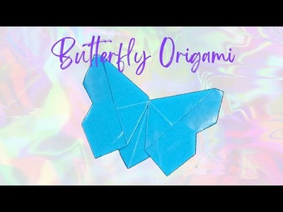How to Make Origami Butterfly Bookmark | Origami Kupu Kupu Pembatas Buku
