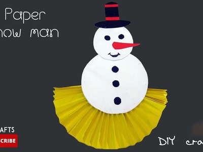 ☃️How to make Paper snowman |????????Christmas crafts |❤️Amazing Christmas DIY Project ????Christmas Gift