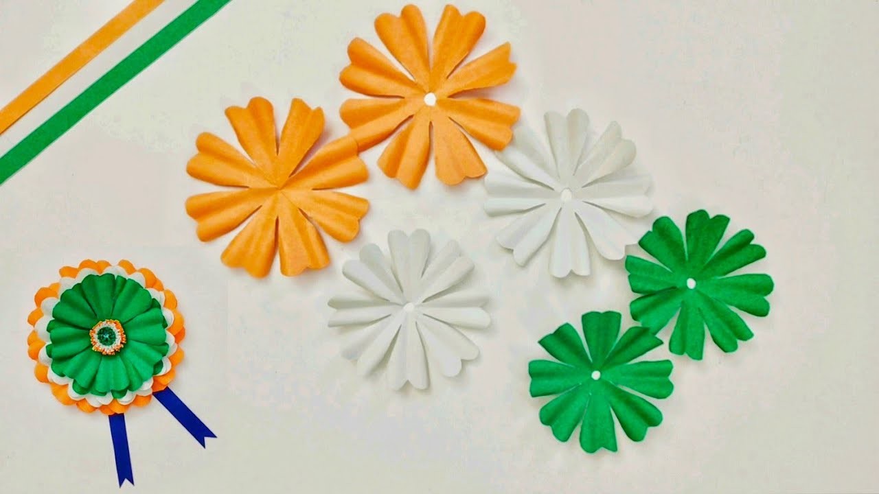 How to make Republic Day Badge | Independence Day Badge | DIY | Badge | School Activity Craft