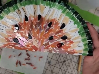 How to Make Watermelon Mosaic Art Using Stained Glass! (Part 1)