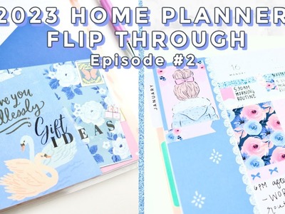 Part 2! ???? 2023 Home Planner: Setup and Flip Through  | Happy Planner