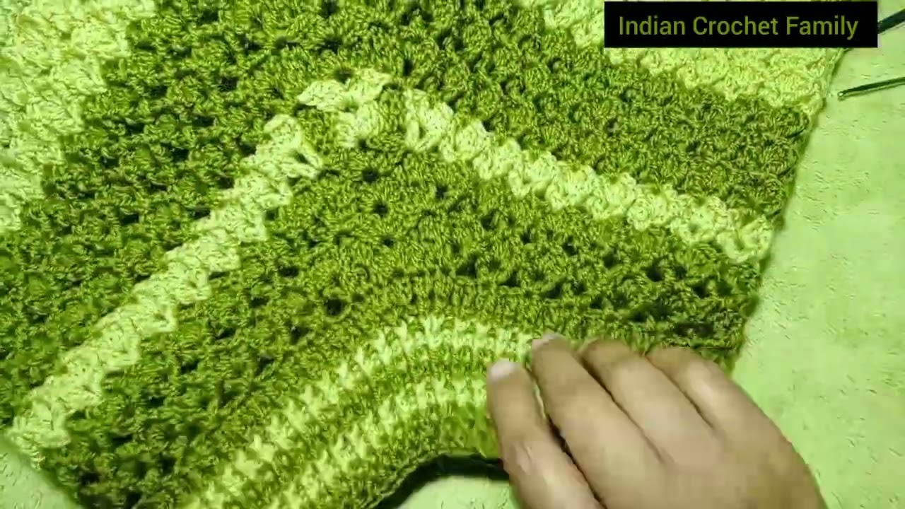 Soo Cool Crochet Poncho Good Idea To Close Big Gaps ll Easy Crochet For Beginners ll Renuka