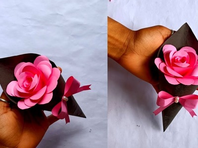 ???? special gift for valentine's day how to make easy bouquet for valentine's day.easy paper bouquet.